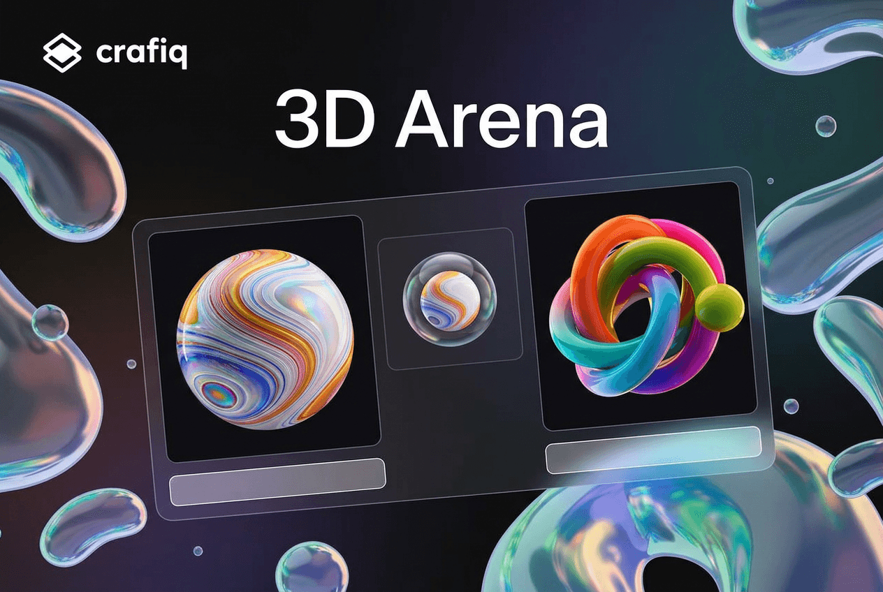 Featured image for Ranking AI 3D Generators: The Crafiq 3D Arena